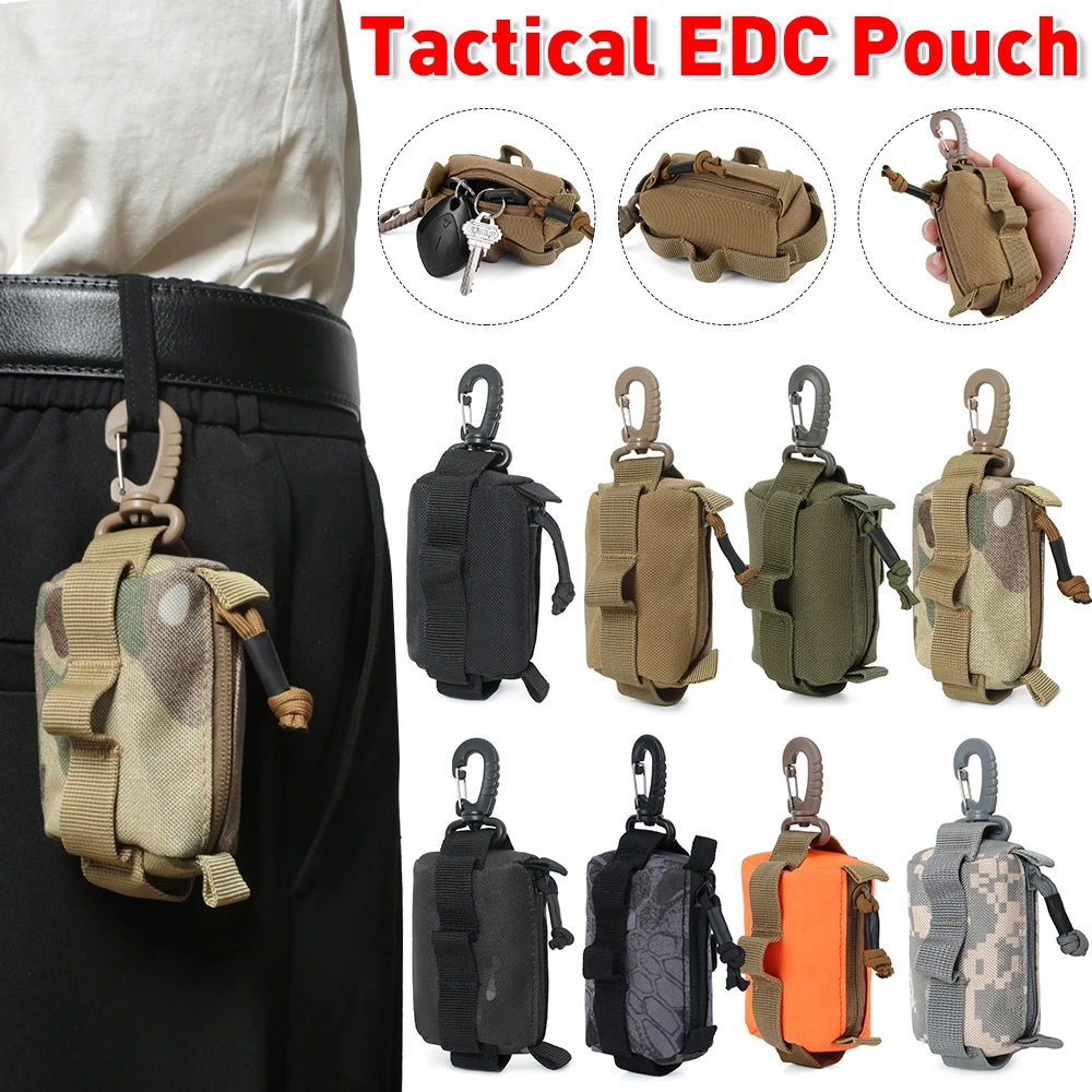 Edc Carry Pouch - Tactical EDC Pouch Zipper Key Card
