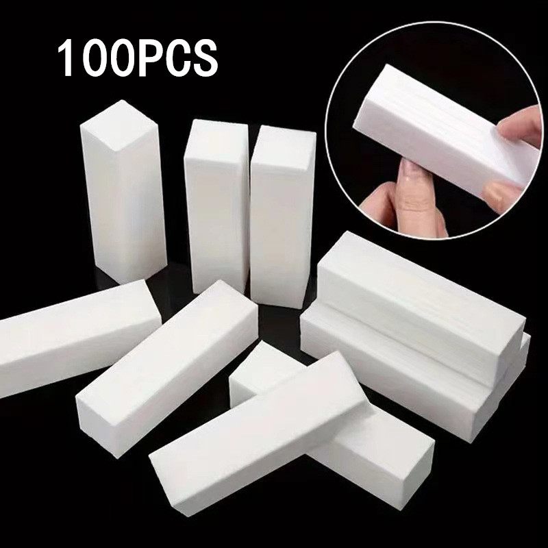 Nail File Titanium - 5/10/20/50/100PCS Professional Nail File Polisher Block