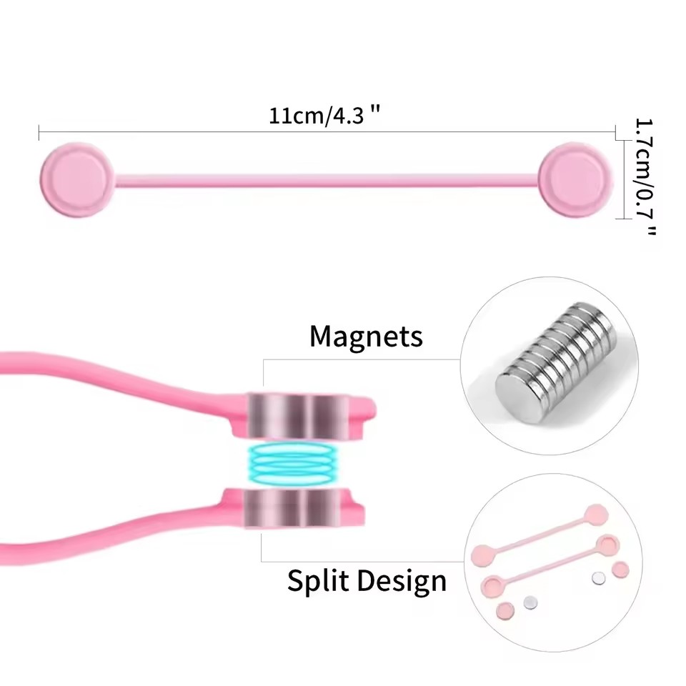 Silicone Magnetic Cable Ties S - Gear Tie Reusable reseña y precio