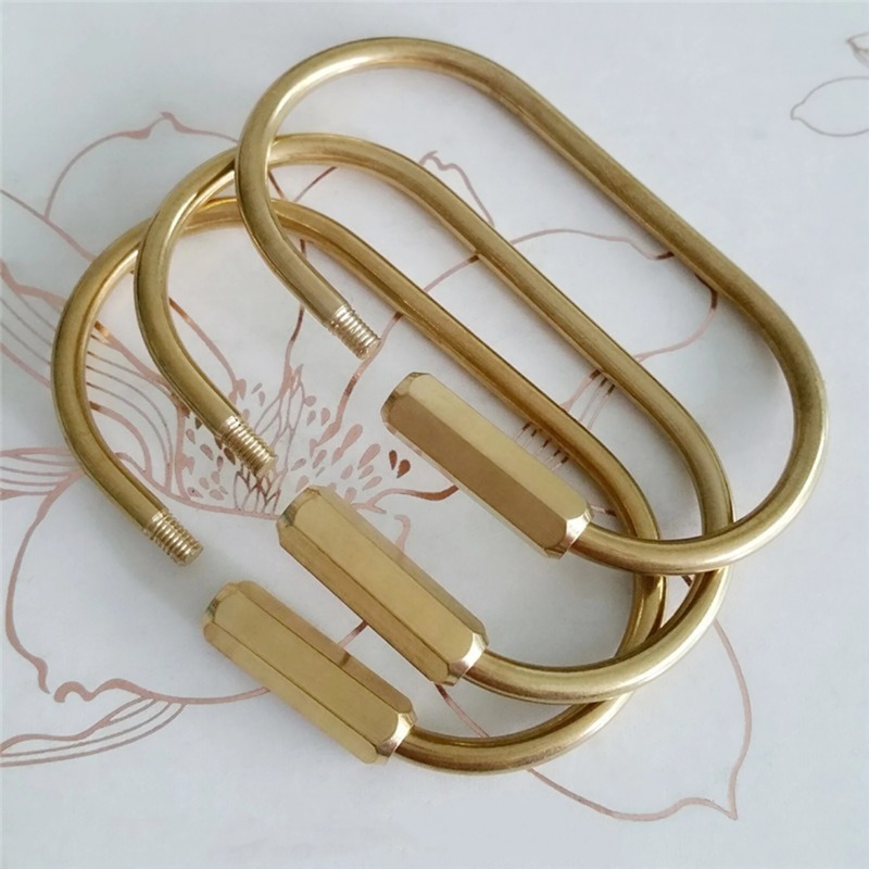 Solid Brass Screw Keychain D-S - Edc Car Carry reseña y precio