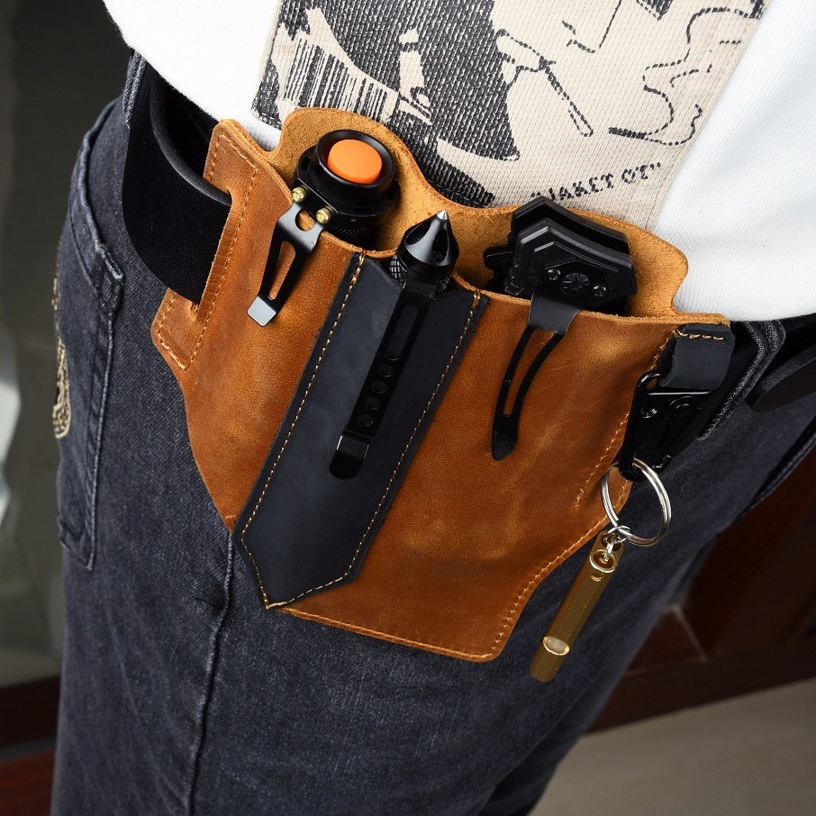 Men Travel Tactical Waist Bag  - Edc Carry Pocket Pouch reseña y precio