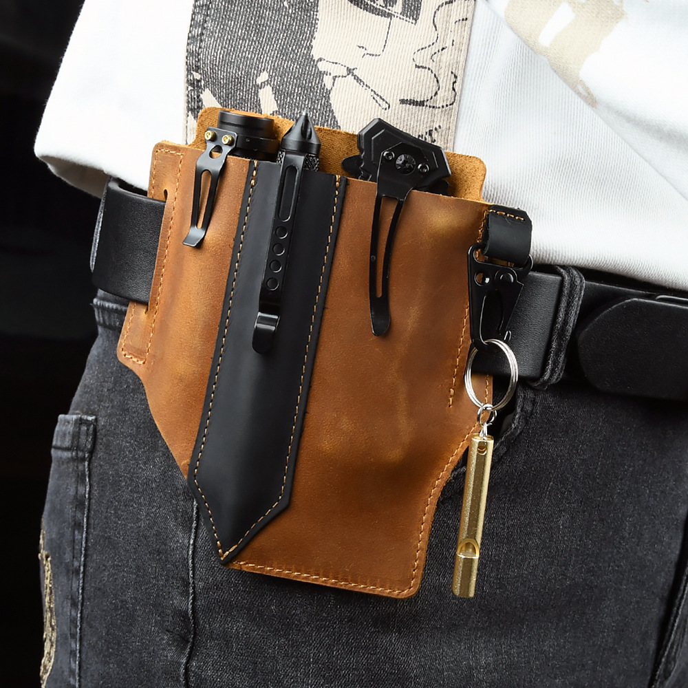 Men Travel Tactical Waist Bag  - Edc Carry Pocket Pouch reseña y precio