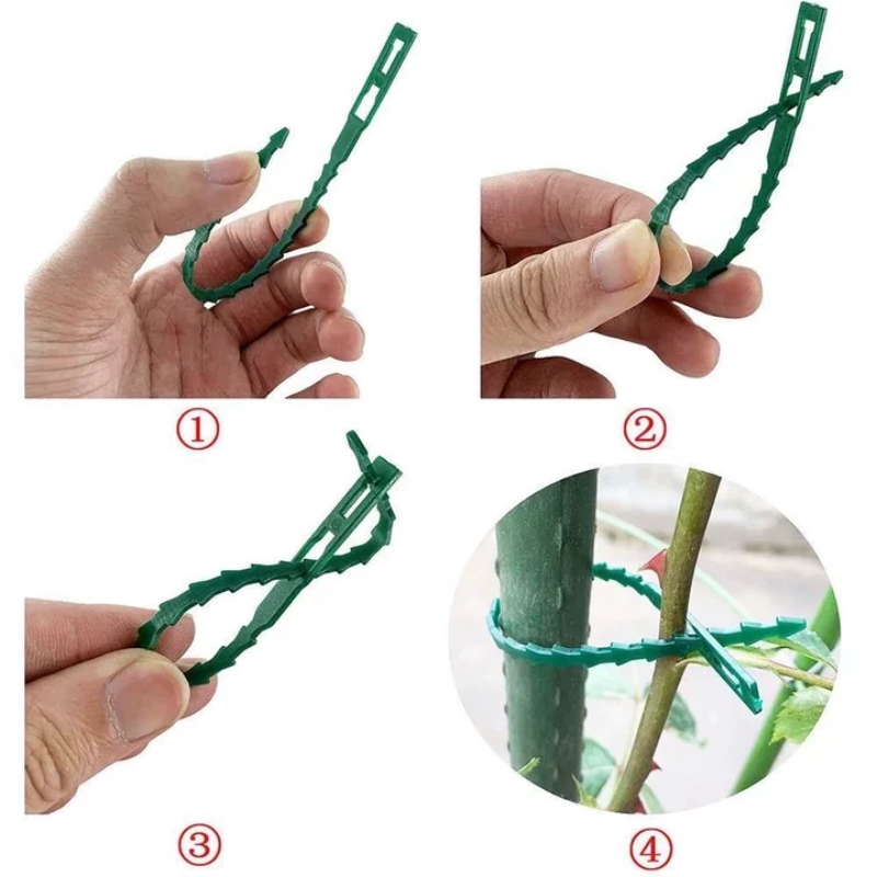 Reusable Garden Cable Ties Pla - Gear Tie Reusable reseña y precio
