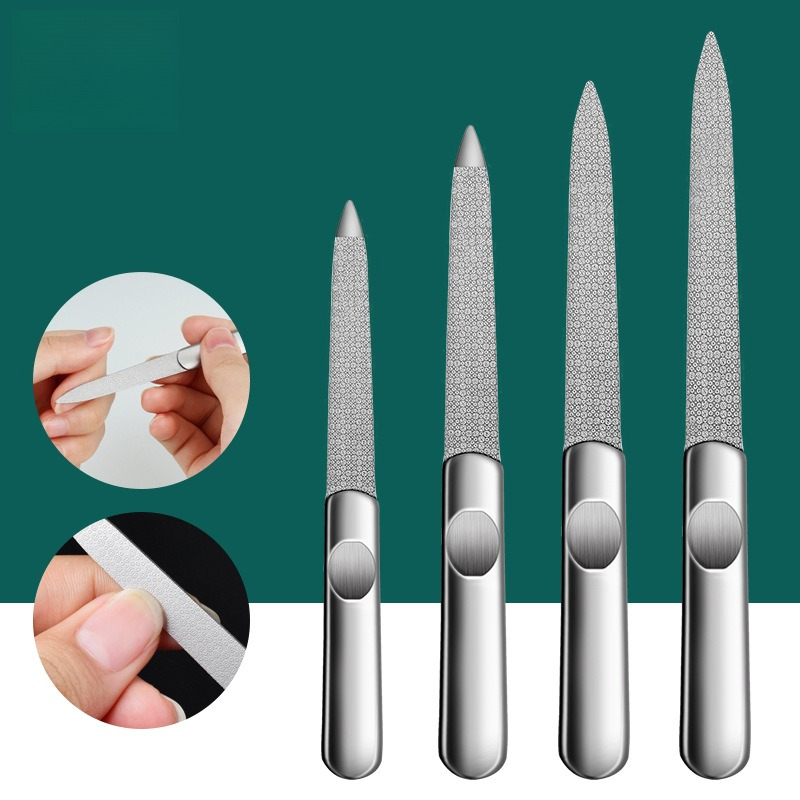 1PCS Professional Stainless St - Nail File Titanium reseña y precio