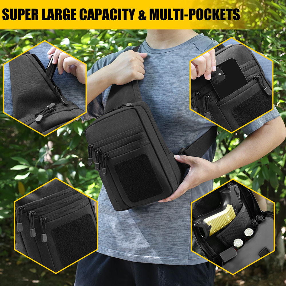 Tactical Pistol Gun Bag Concea - Edc Carry Bag For Pistol reseña y precio