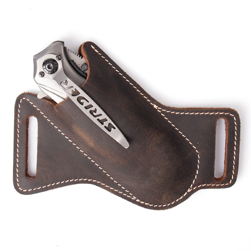 1PC Leather Knives Sheaths Fol - Edc Everyday Carry Knives reseña y precio