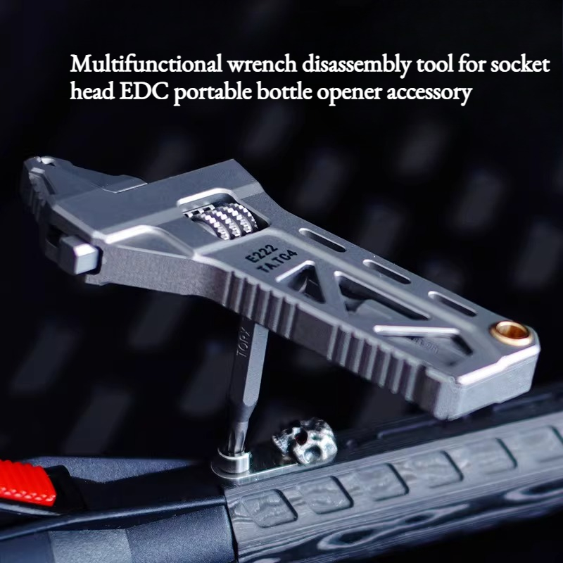 TC4 All-titanium Alloy Wrench  - Edc Carry All reseña y precio