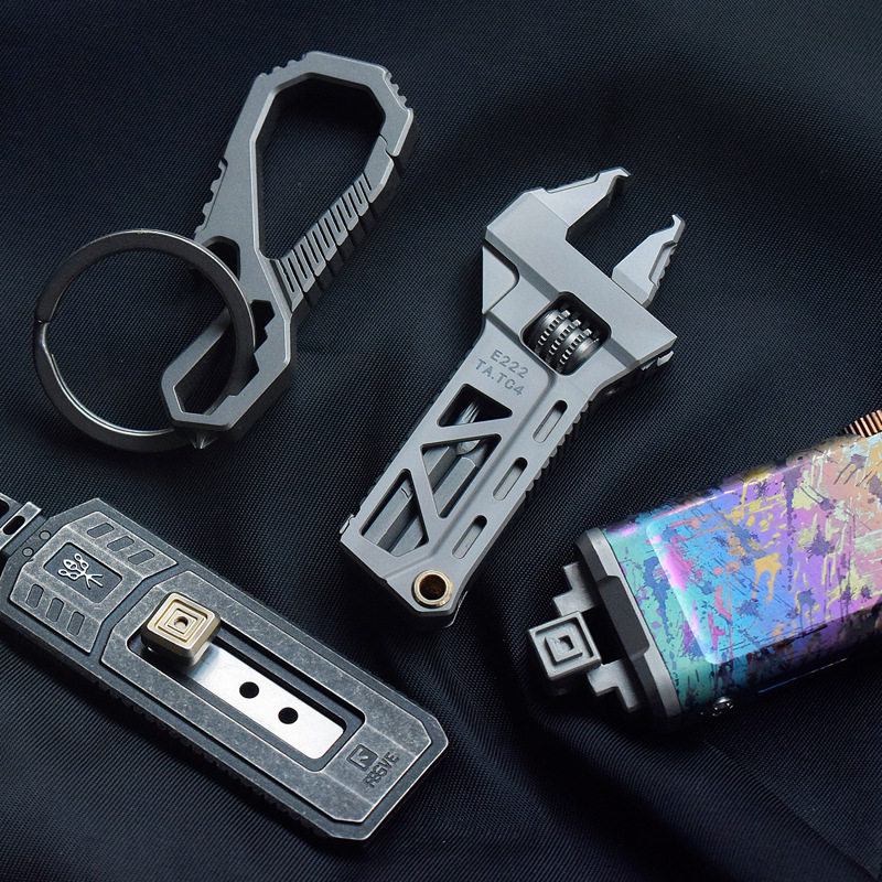 TC4 All-titanium Alloy Wrench  - Edc Carry All reseña y precio