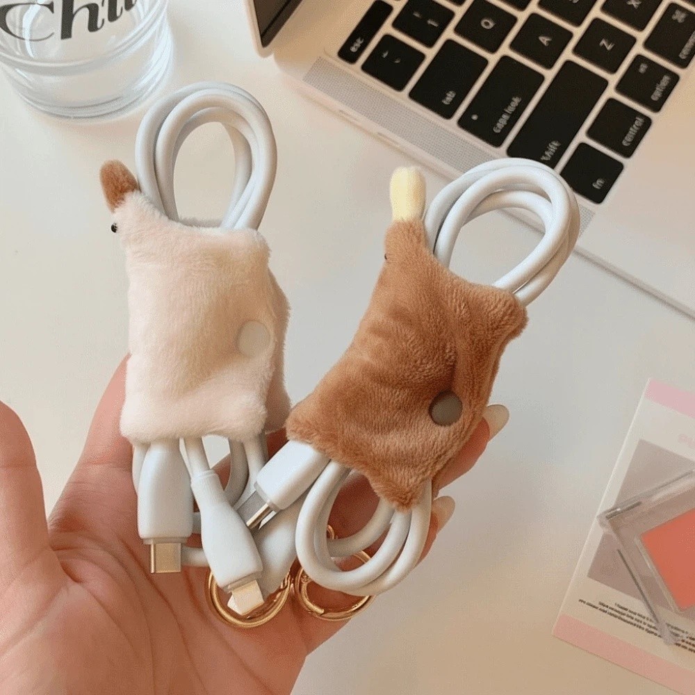 Plush Platypus Data Cable Orga - Cable Winder Keychain reseña y precio