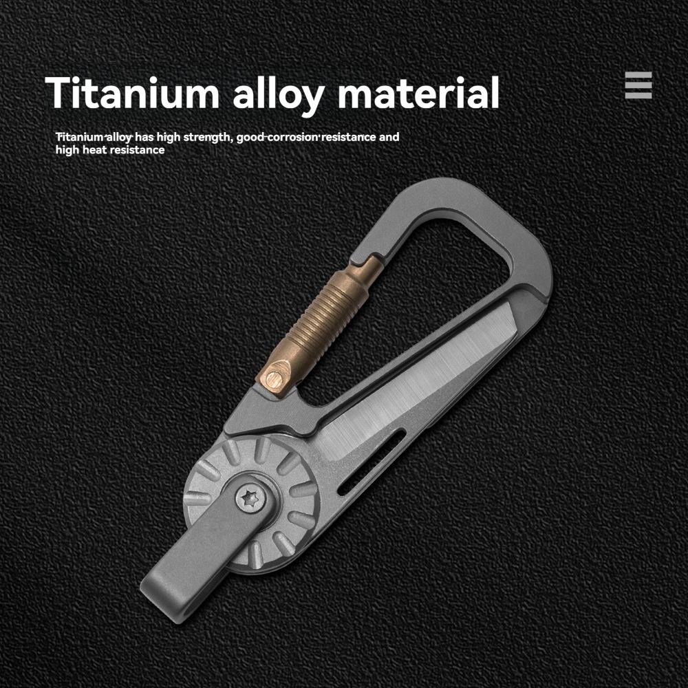 New Mini Titanium Alloy Keycha - Edc Car Carry reseña y precio