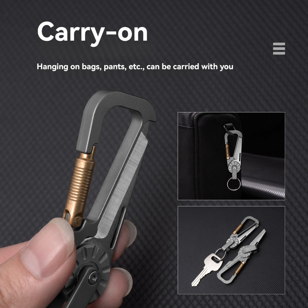 New Mini Titanium Alloy Keycha - Edc Car Carry reseña y precio