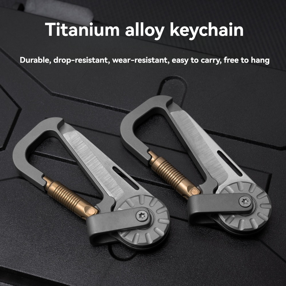 New Mini Titanium Alloy Keycha - Edc Car Carry reseña y precio