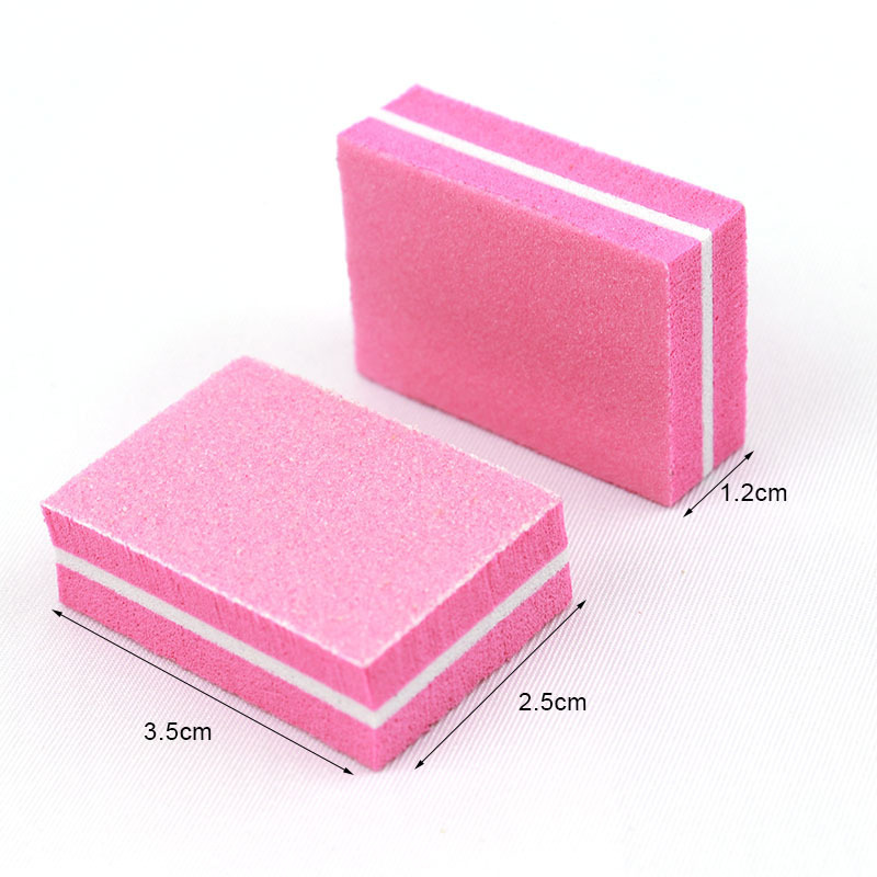 10/50pcs Mini Nails Art Buffer - Nail File Titanium reseña y precio