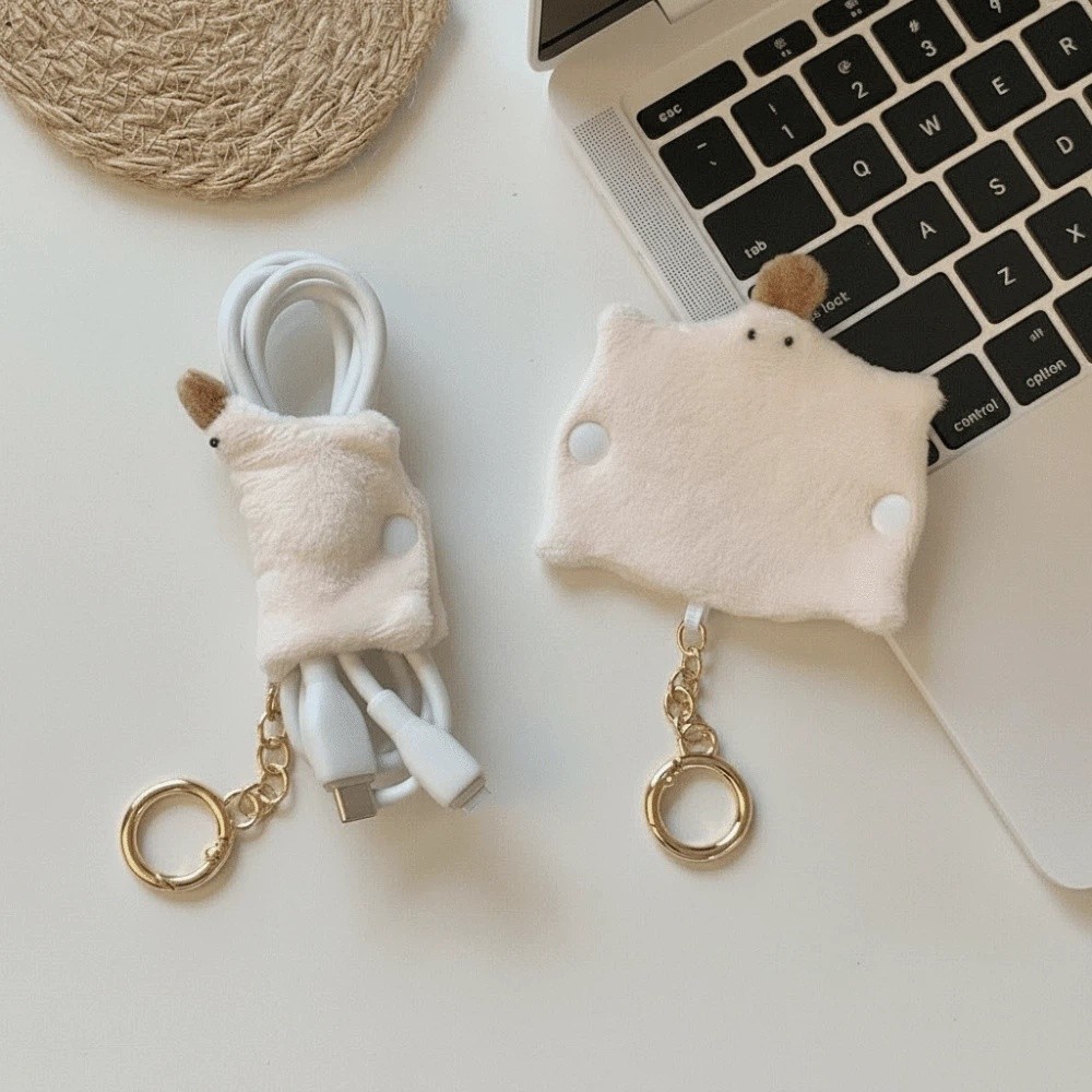 Plush Platypus Data Cable Orga - Cable Winder Keychain reseña y precio