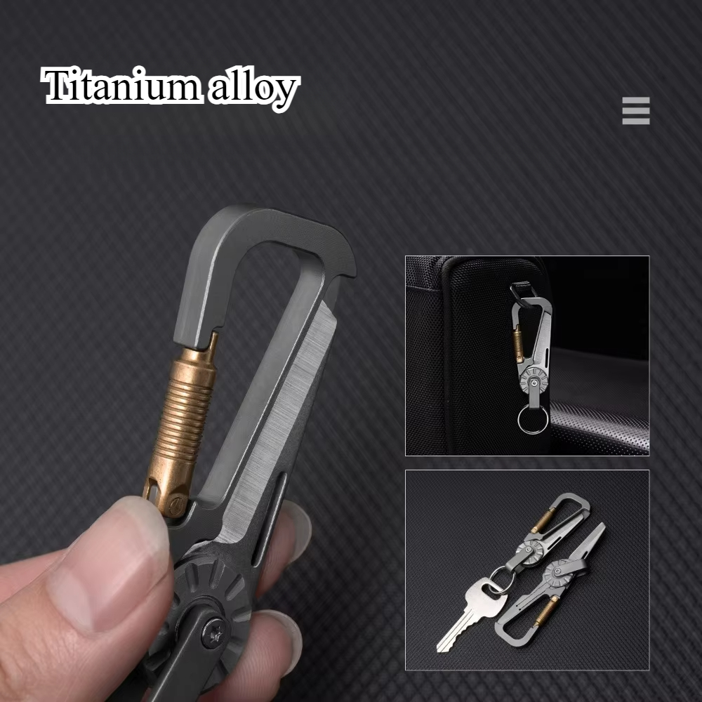 Mini Titanium Alloy Keychain C - Edc Car Carry reseña y precio