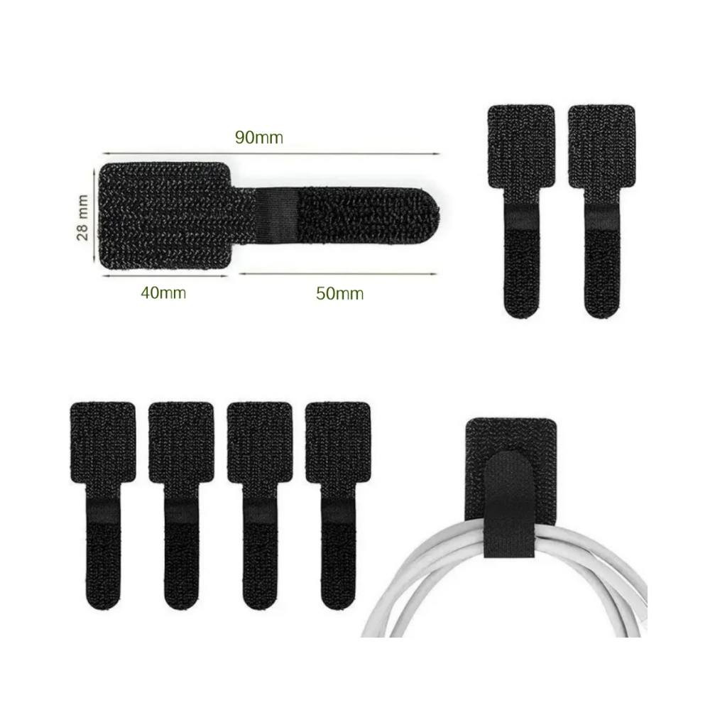 Self Adhesive Reusable Cable T - Gear Tie Reusable reseña y precio