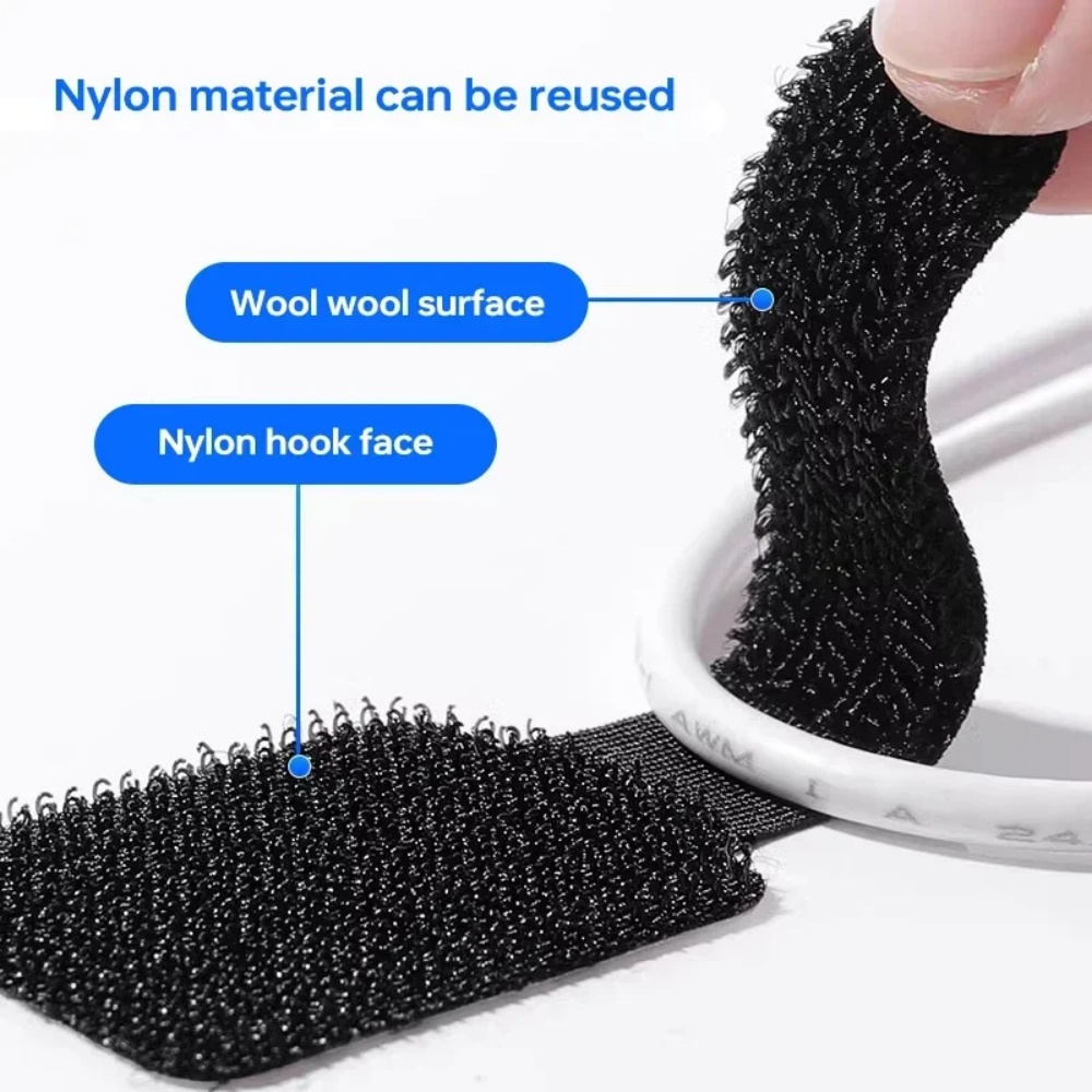 Self Adhesive Reusable Cable T - Gear Tie Reusable reseña y precio