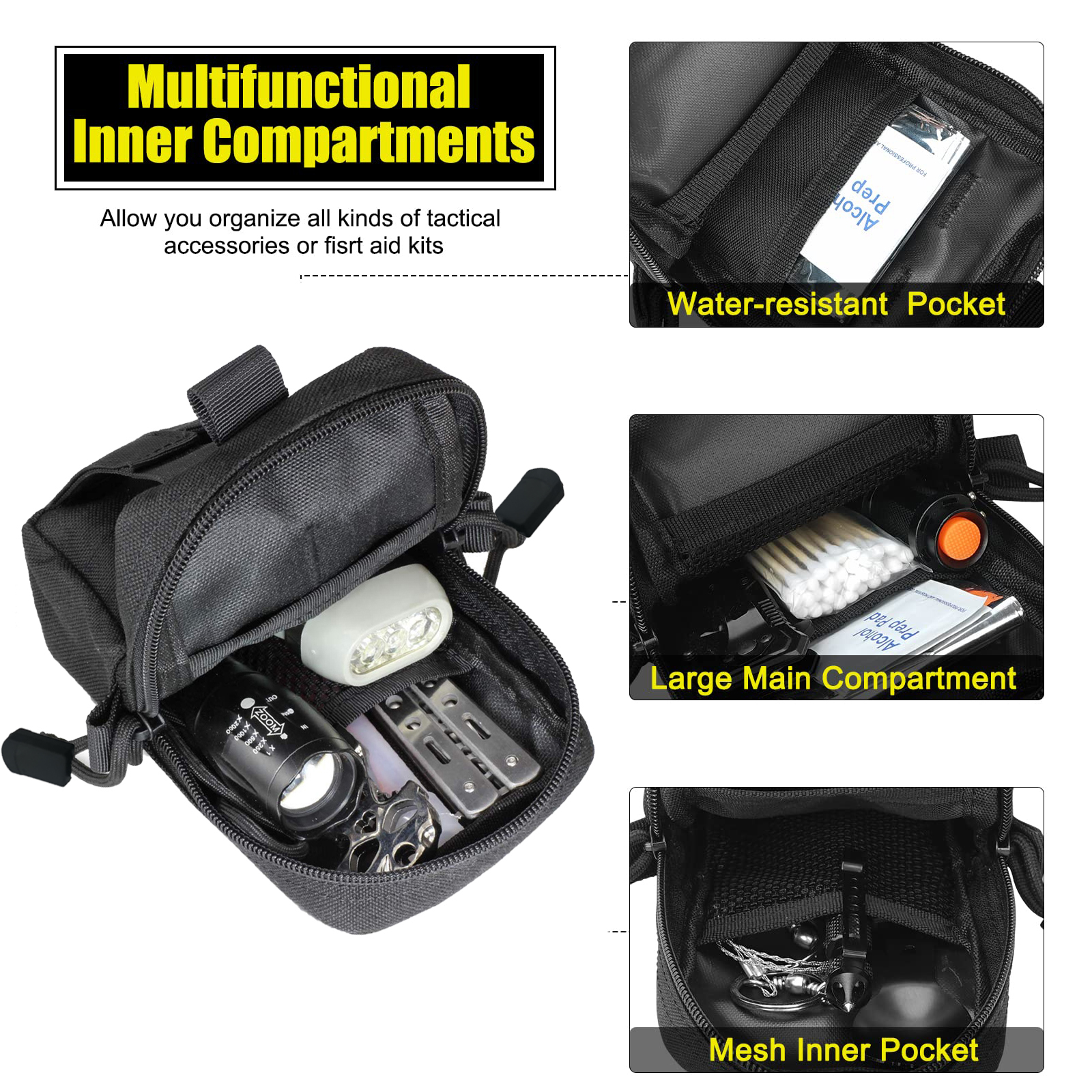 Tactical Molle Pouch Waist Bag - Edc Carry Pouch reseña y precio