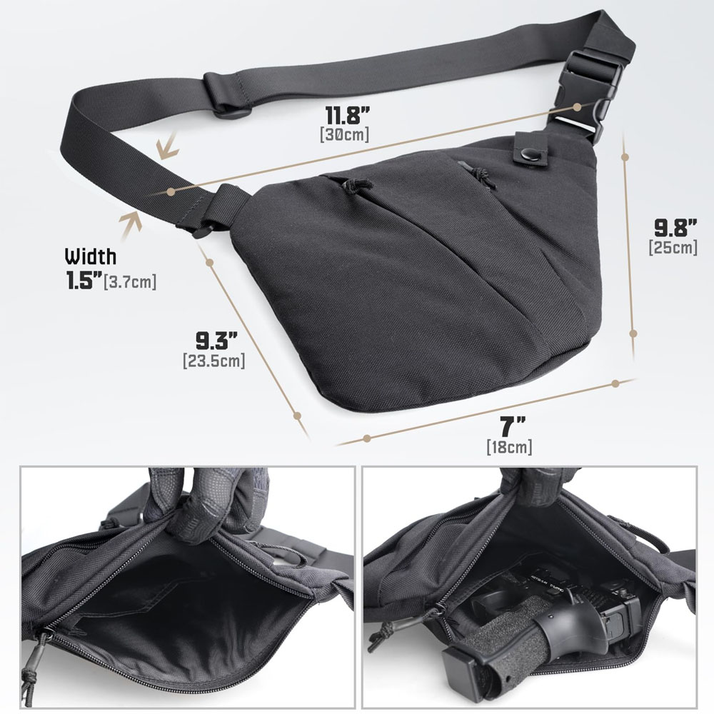Tactical Concealed Gun Carry B - Edc Carry Bag For Pistol reseña y precio