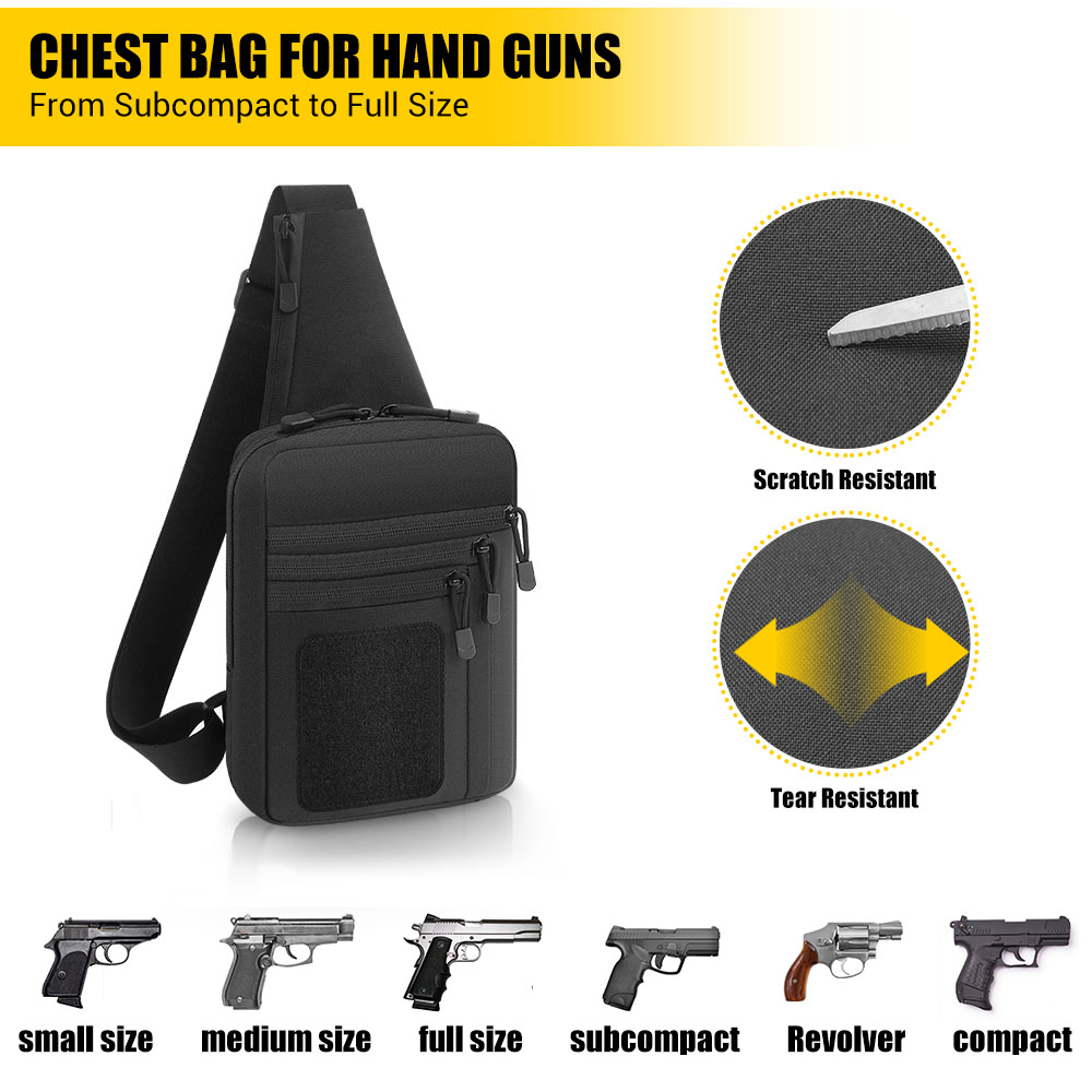 Tactical Pistol Gun Bag Concea - Edc Carry Bag For Pistol reseña y precio