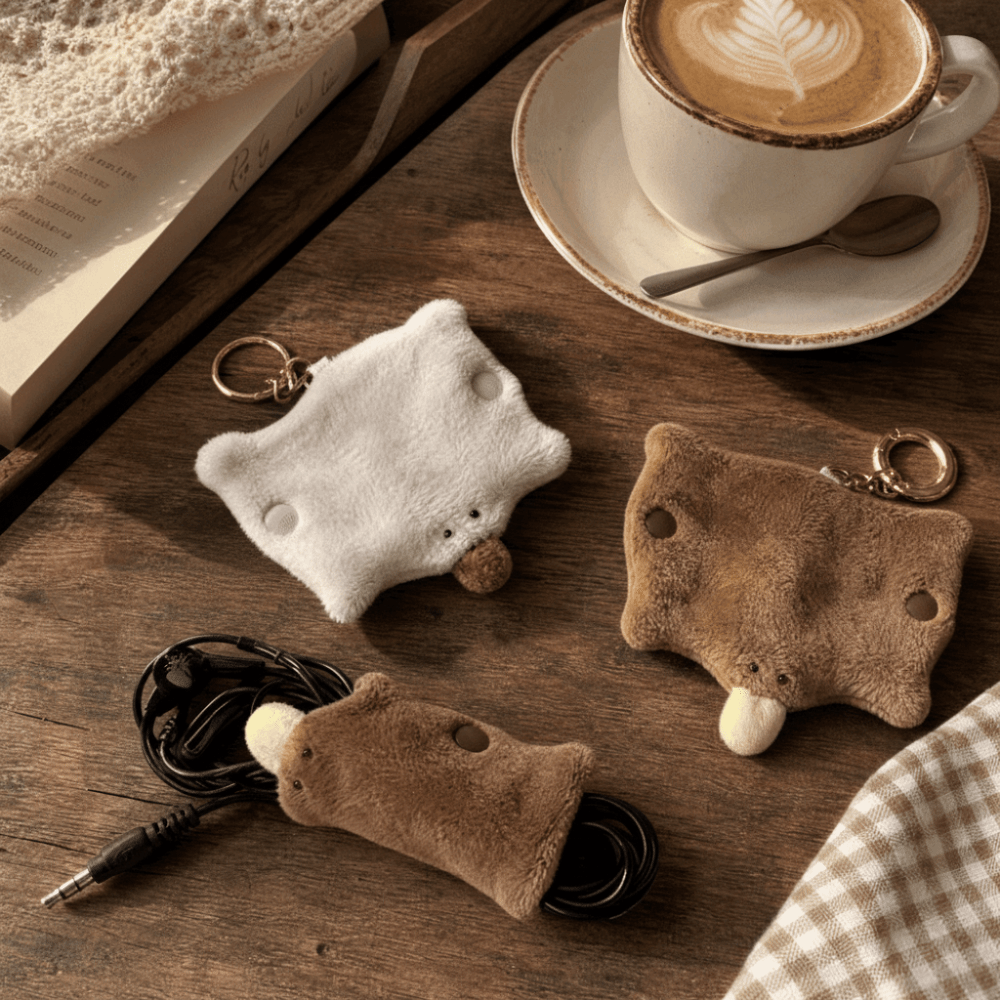 Plush Platypus Data Cable Orga - Cable Winder Keychain reseña y precio
