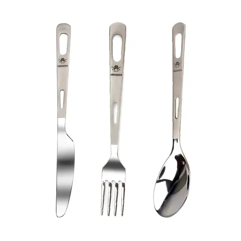 HWZBBEN Titanium Fork Spoon Kn - Edc Everyday Carry Knives reseña y precio