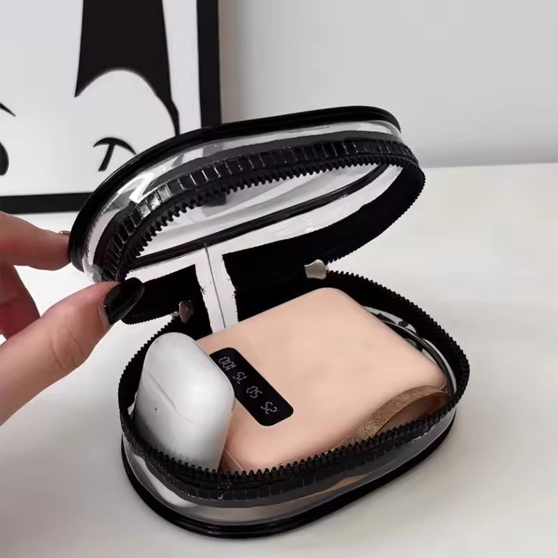 Portable Mini Clear Zipper Sto - Cable Winder Keychain reseña y precio