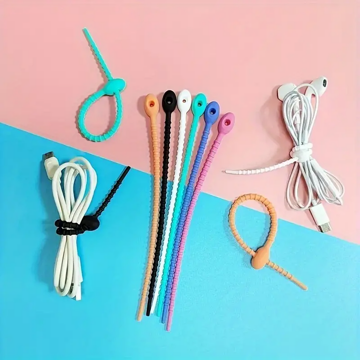 Silicone Reusable Cable Wire O - Gear Tie Reusable reseña y precio