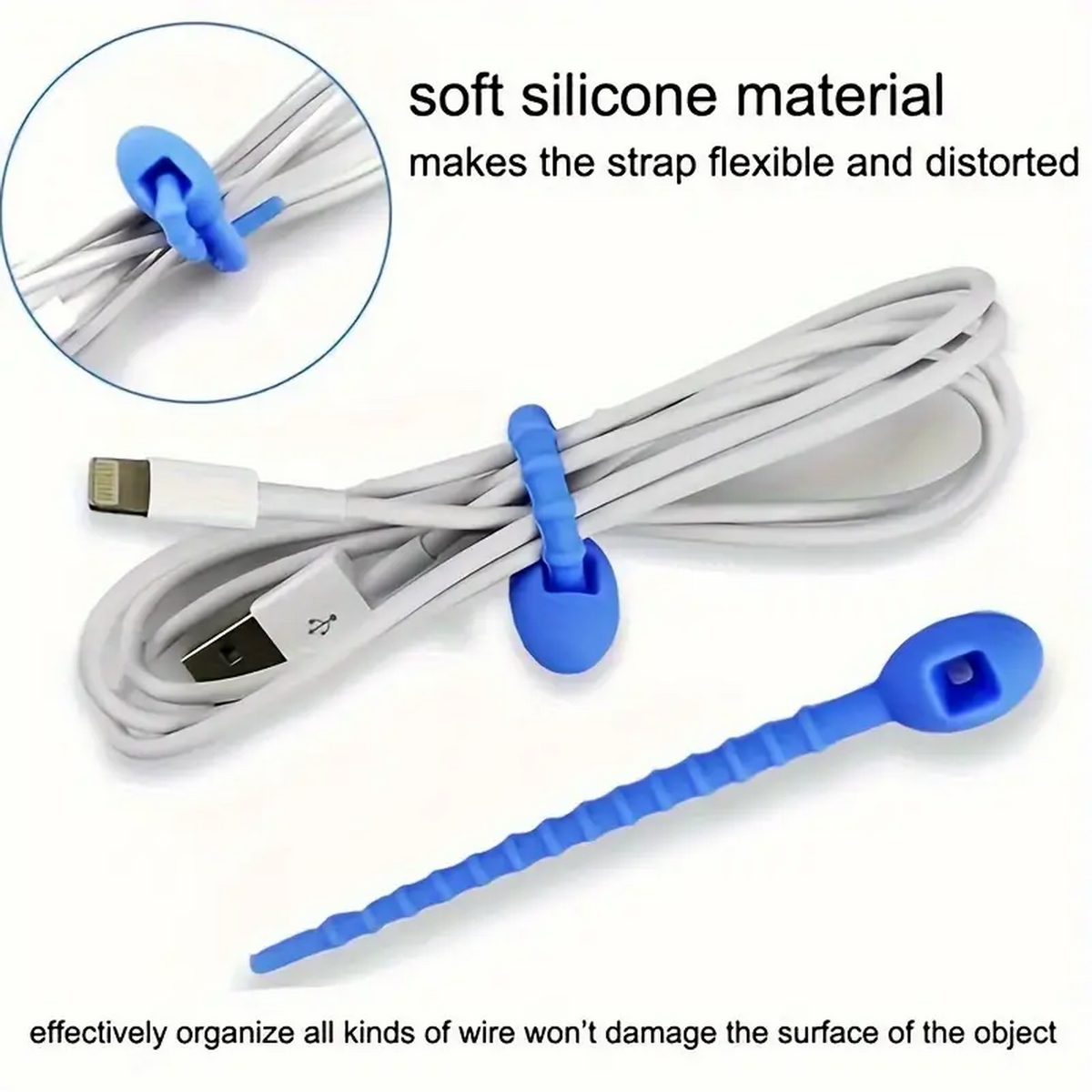 Silicone Reusable Cable Wire O - Gear Tie Reusable reseña y precio