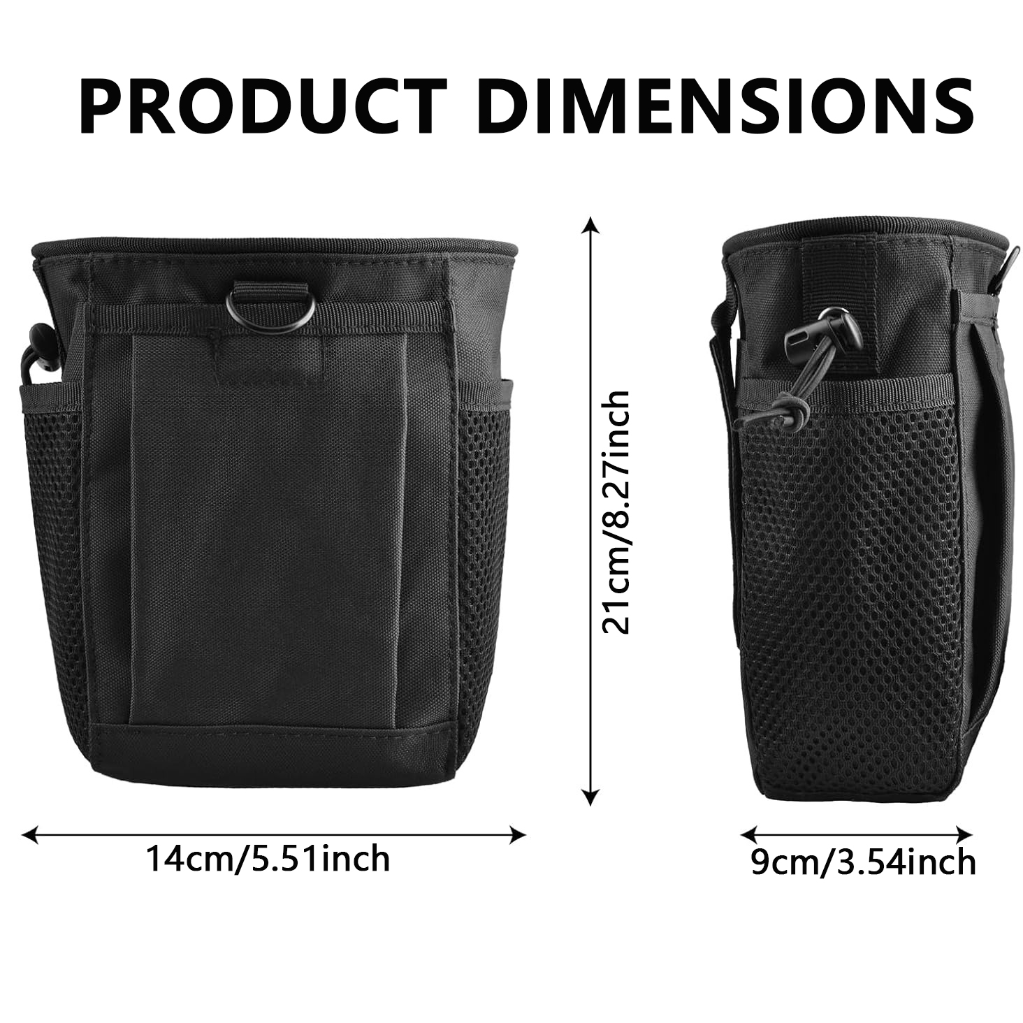 CZHIYAO Durable Molle Dump Pou - Edc Carry Pocket Pouch reseña y precio