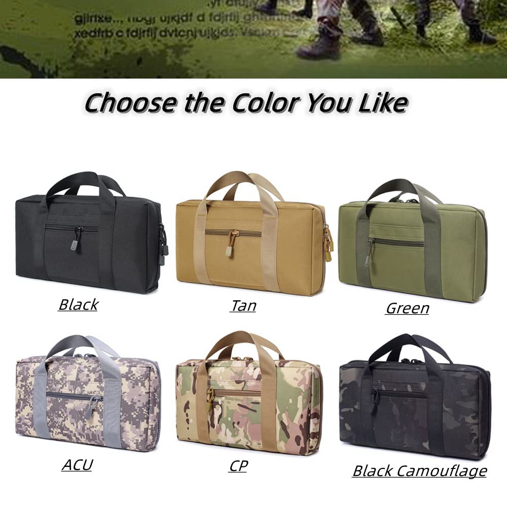 Tactical Pistol Range Bag Gun  - Edc Carry Bag For Pistol reseña y precio