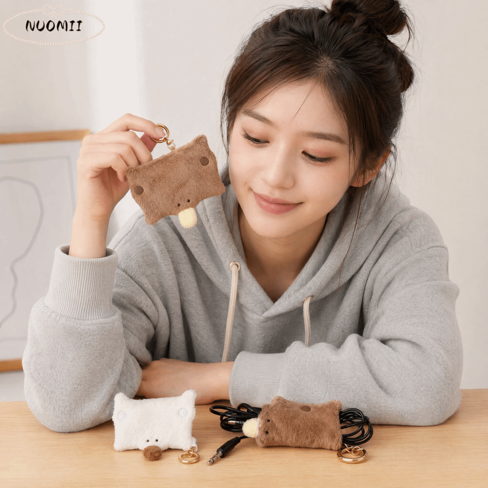Plush Platypus Data Cable Orga - Cable Winder Keychain reseña y precio