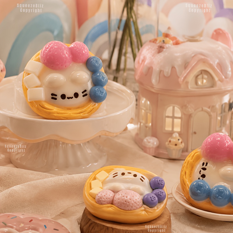 Cute Strawberry Egg Tart Squis - Edc Car Carry reseña y precio