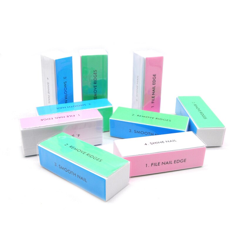 5pcs  Colorful Buffing Block 4 - Nail File Titanium reseña y precio