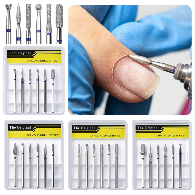 6pcs Different Styles Nail Dri - Nail File Titanium reseña y precio
