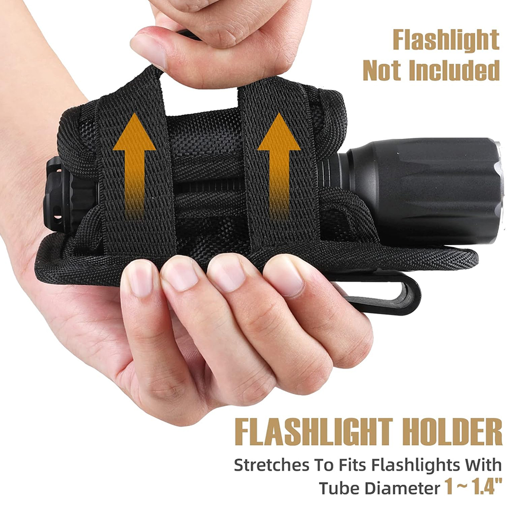 Tactical Flashlight Pouch Hols - Edc Carry Accessories reseña y precio
