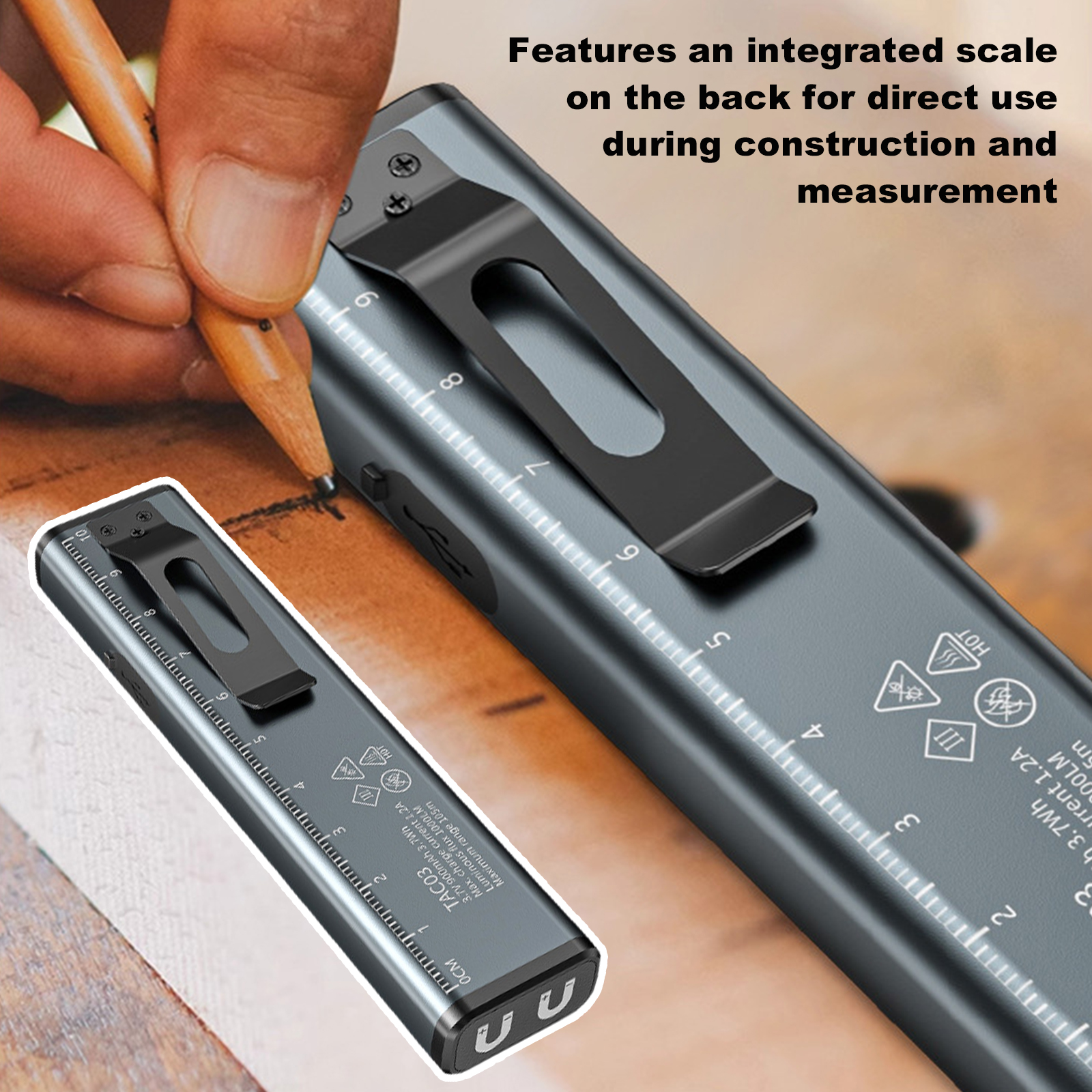Flat EDC Flashlight Solar Rech - Edc Car Carry reseña y precio