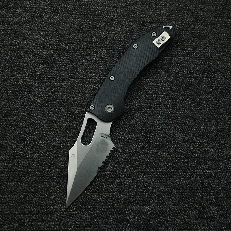 LEMIFSHE  Manual Stitch Textur - Edc Concealed Carry Knife reseña y precio