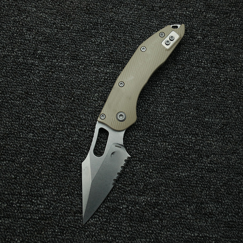 LEMIFSHE  Manual Stitch Textur - Edc Concealed Carry Knife reseña y precio