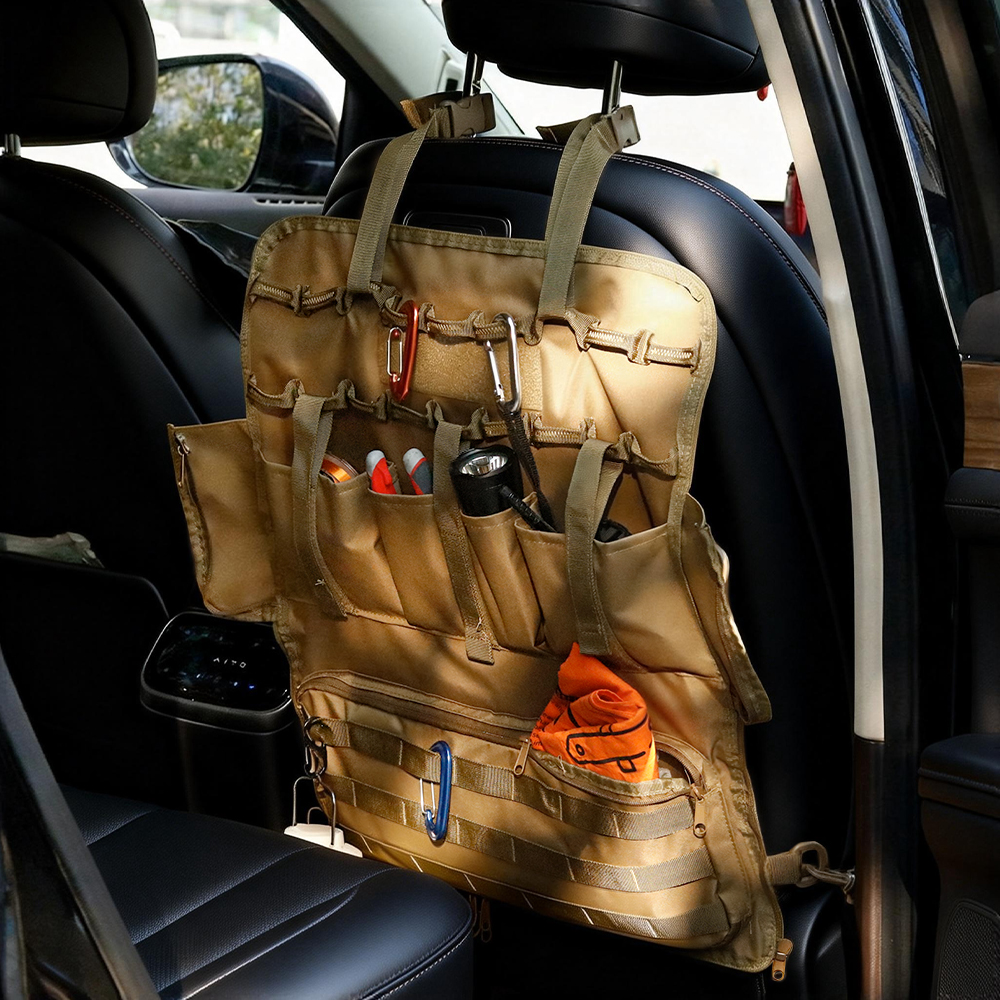 Tactical MOLLE Seat Back Organ - Edc Car Carry reseña y precio