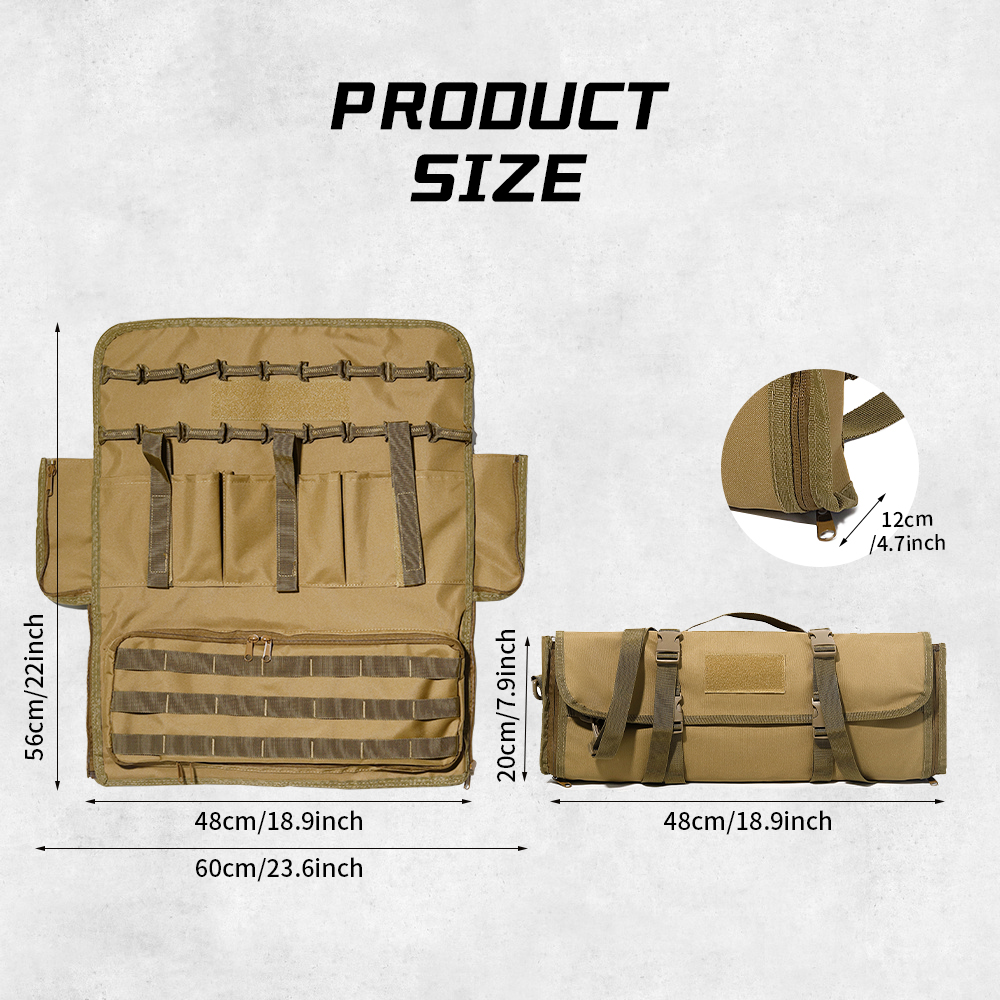 Tactical MOLLE Seat Back Organ - Edc Car Carry reseña y precio