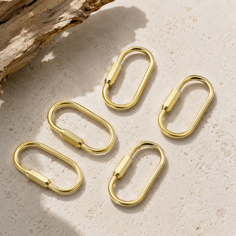 Pure Copper D-Ring Screw Key R - Edc Car Carry reseña y precio
