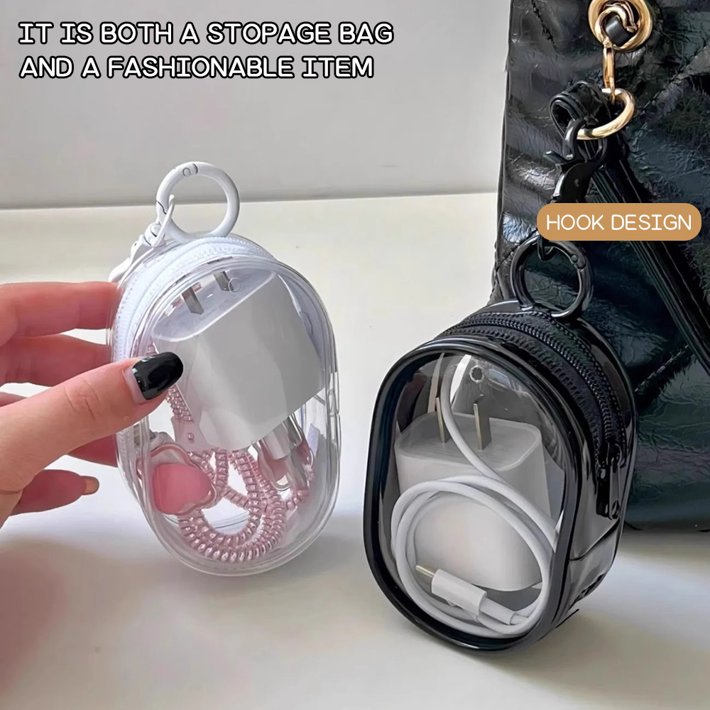 Storage Pouch Keychain Bag+Sle - Cable Winder Keychain reseña y precio