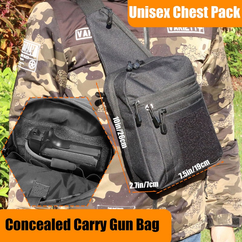 New Tactical Chest Bag Pistol  - Edc Carry Bag For Pistol reseña y precio