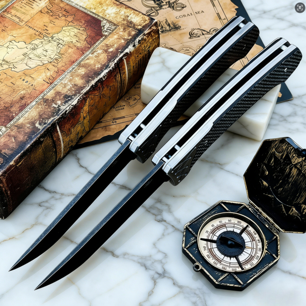 D2 Steel Folding Knife with Ca - Edc Every Day Carry おもちゃ reseña y precio