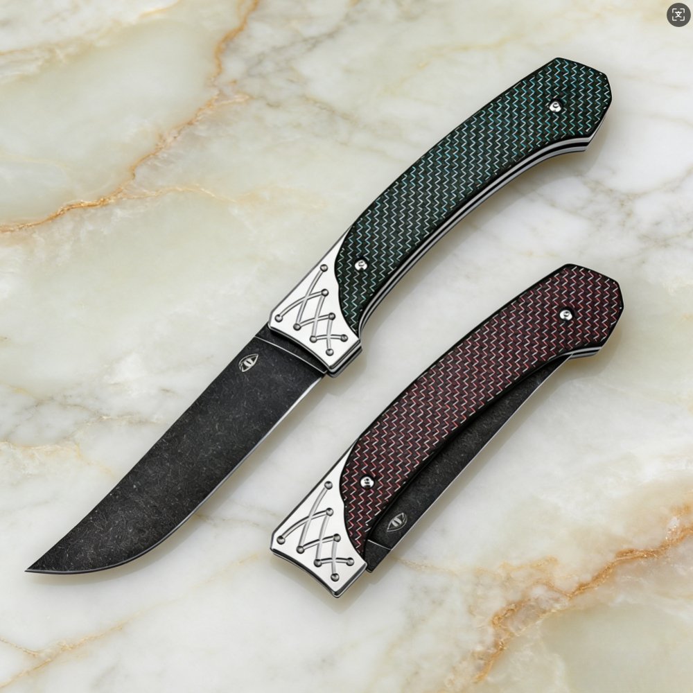 D2 Steel Folding Knife with Ca - Edc Every Day Carry おもちゃ reseña y precio
