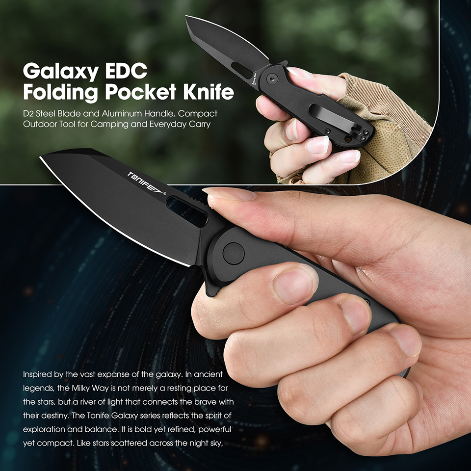 TONIFE Galaxy Mini CKT9205 Fol - Edc Concealed Carry Knife reseña y precio