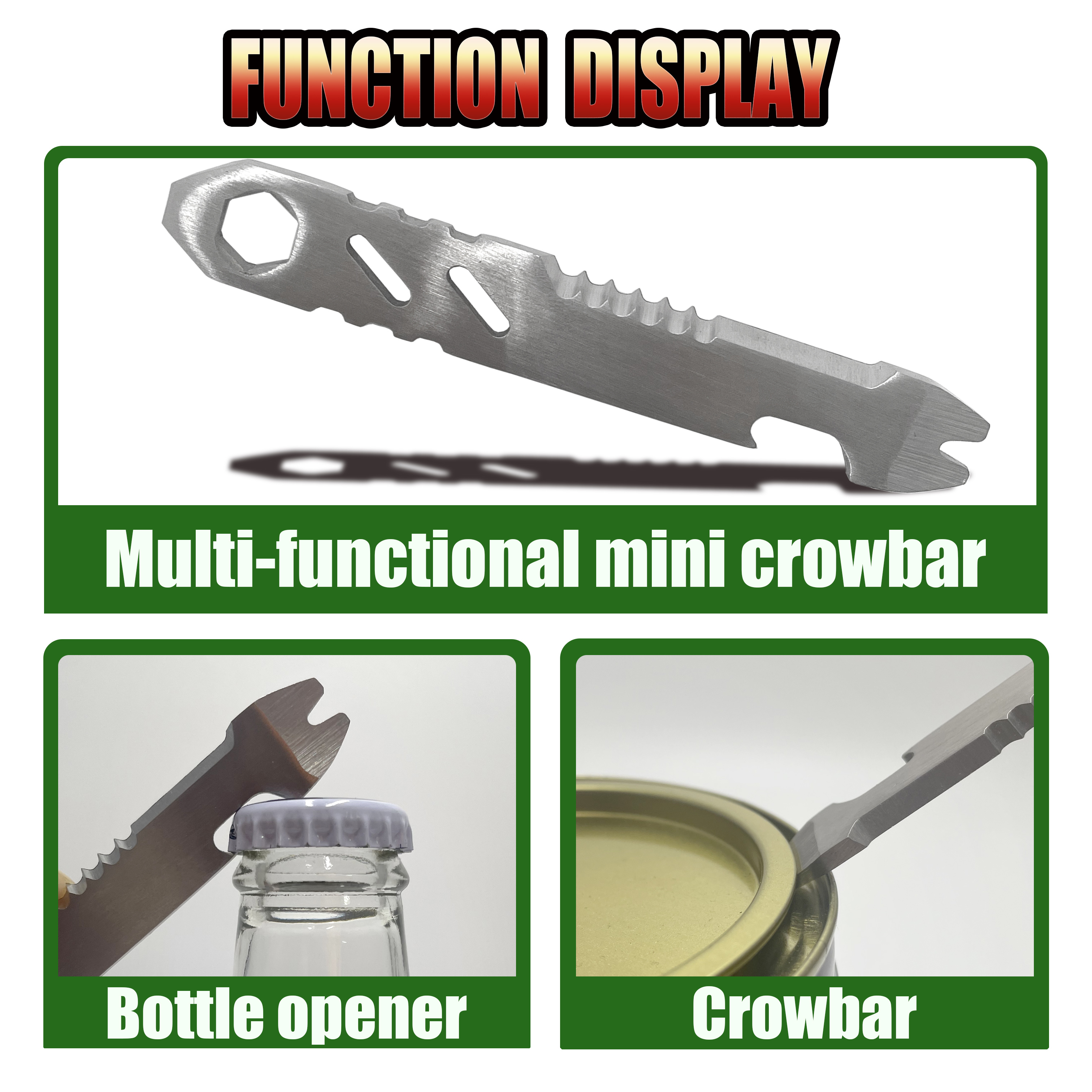 Mighty Bar Pocket Knife & Bott - Edc Concealed Carry Knife reseña y precio