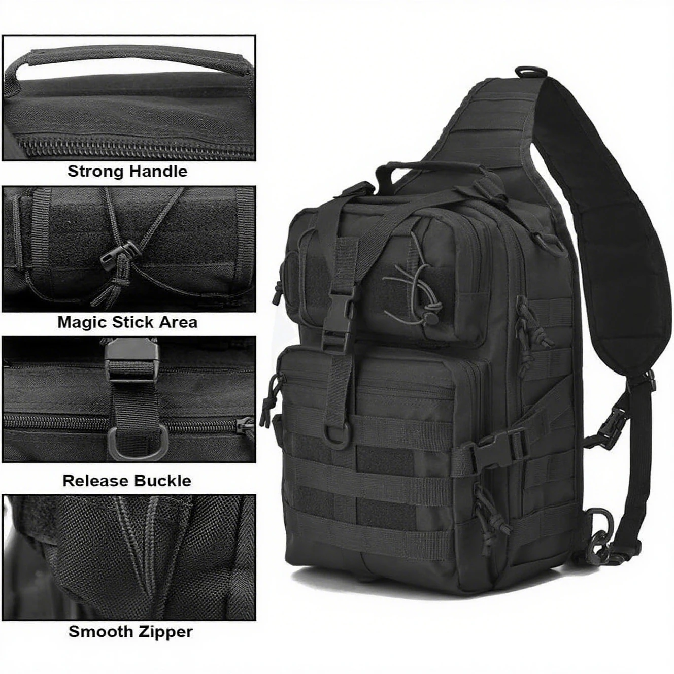 Tactical Sling Backpack Should - Edc Carry Bag For Pistol reseña y precio