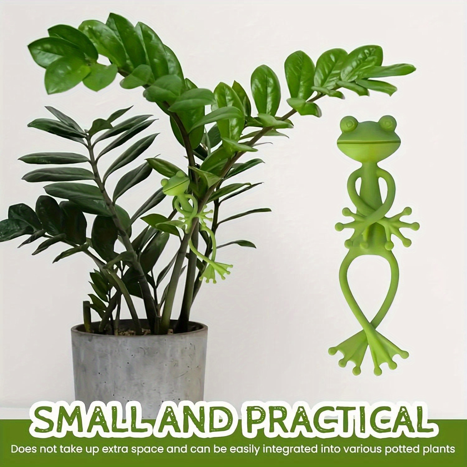 6pcs Frog Shaped Plant Tie Reu - Gear Tie Reusable reseña y precio